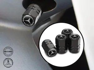 Mercedes Rim Valve Caps for Car Standard Fit